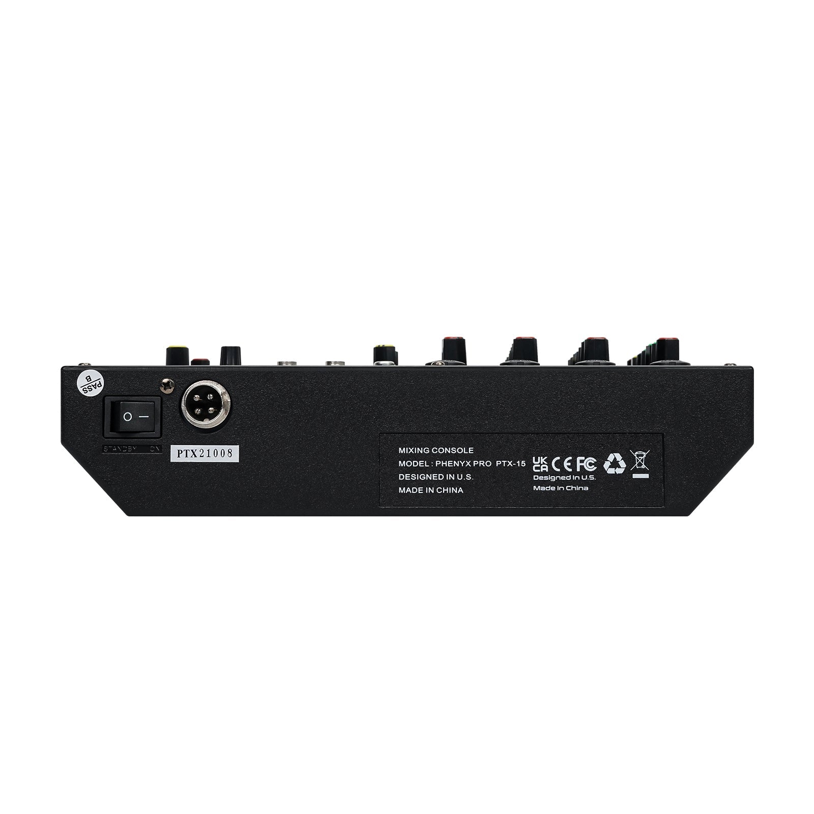 PTX-15 | 4-Channel Audio Mixer w/ 16 DSP Effects, Audio Mixer, Phenyx Pro at MSMAV