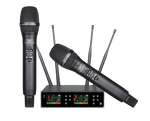 AIR-B2 2 Channel UHF Wireless Microphone System with Rechargeable Handheld Mics - TRUEWAVE PRO, Microphones, TRUEWAVE PRO at MSMAV