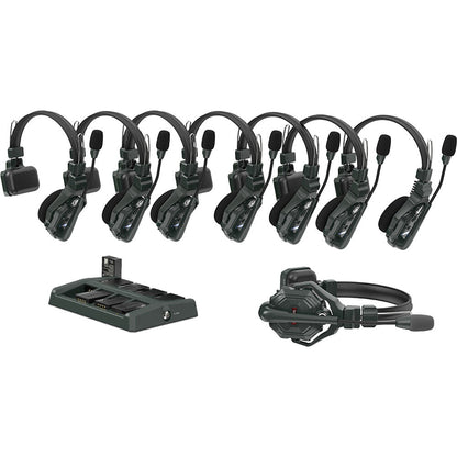 Hollyland Solidcom C1-8S Full-Duplex Wireless DECT Intercom System with 8 Headsets (1.9 GHz), Wireless Intercom Systems, Hollyland at MSMAV