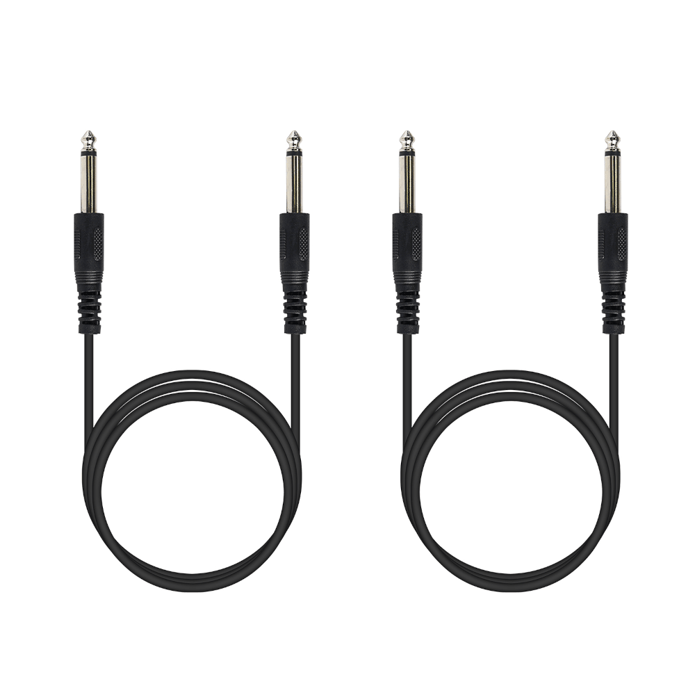 PTA-CBL | 1/4 inch TS to TS Audio Cable (Pack of 2) - MSM AV - MSMAV