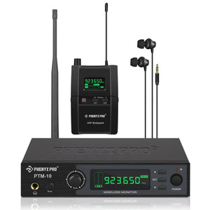 PTM-10-1B | UHF Stereo Wireless In-Ear Monitor System - MSM AV - MSMAV