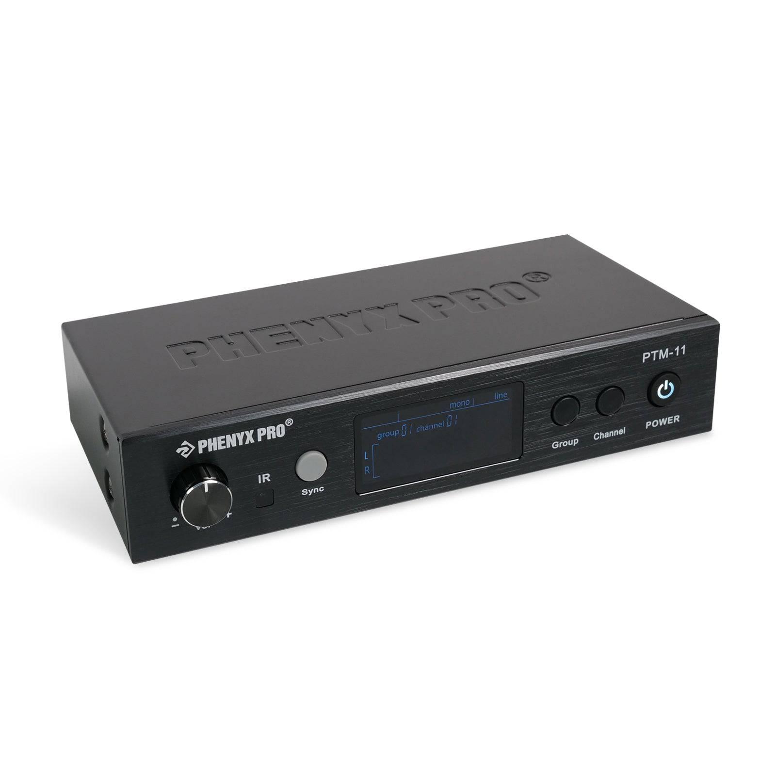 PTM-11-2B | UHF Mono Wireless In-Ear Monitor System w/ 1 Loop Output - MSM AV - MSMAV