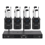 PTM-22-4B | UHF Mono Wireless In-Ear Monitor System w/ 2 Loop Outputs - MSM AV - MSMAV
