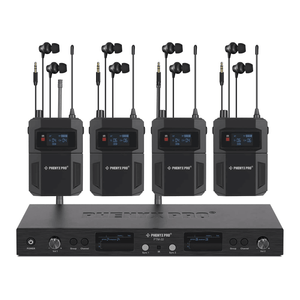 PTM-22-4B | UHF Mono Wireless In-Ear Monitor System w/ 2 Loop Outputs - MSM AV - MSMAV