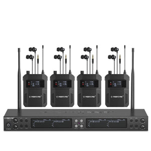 PTM-33-4B | UHF Mono Wireless In-Ear Monitor System w/ 4 Loop Outputs - MSM AV - MSMAV