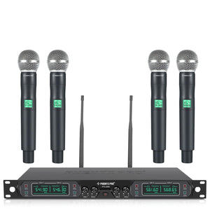PTU-5000-4H | UHF Fixed Frequency Quad Wireless Microphone System - MSM AV - MSMAV