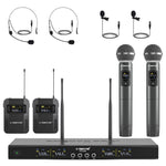 PTU-5200-2H2B | Quad Wireless Microphone System w/ Frequency Hopping - MSM AV - MSMAV