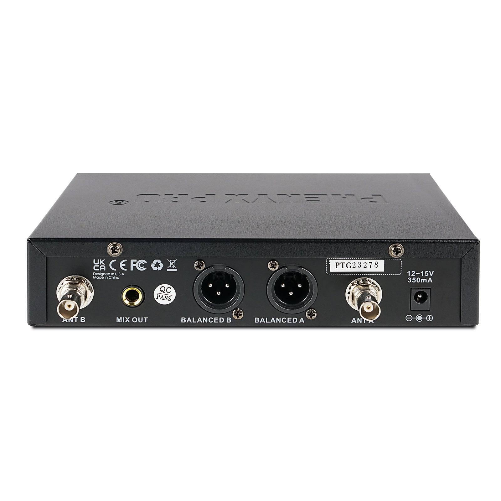 PTU-71-2B | Dual UHF Wireless Microphone System w/ Auto-Scan - MSM AV - MSMAV